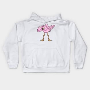 Flamingo at Hip Hop Dance Dab Kids Hoodie